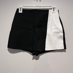 Black & White skort
